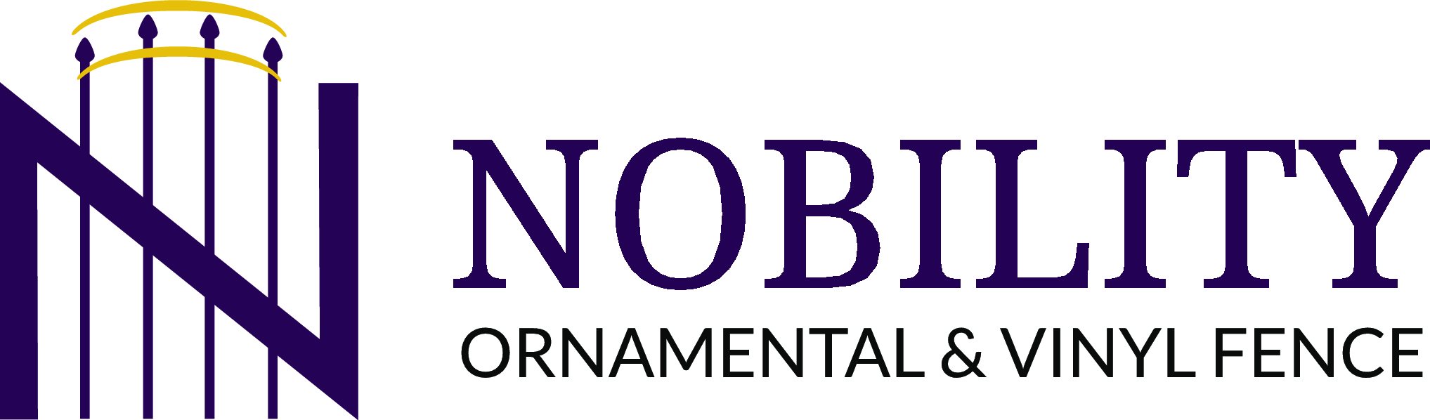 Nobility Aluminum & Vinyl Fence -Logo (1) nobility aluminum vinyl fence logo